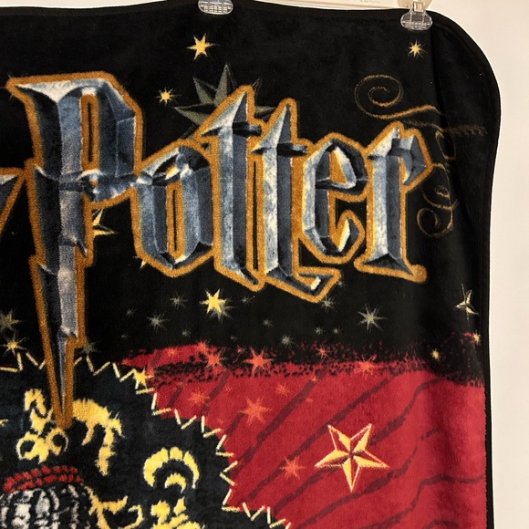 HARRY POTTER SOFT PLUSHY BLANKET/THROW HERMIONE RON & HOGWARTS 4FTx5FT - Picture 5 of 11